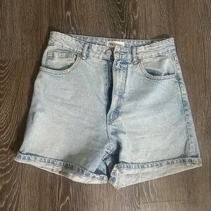 Zara High Rise Midi Short